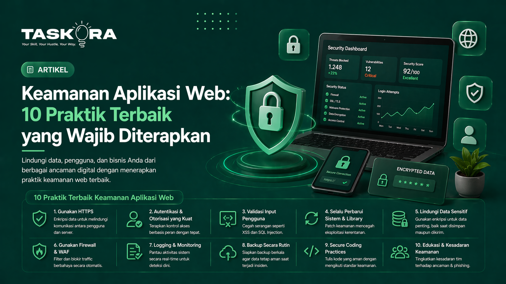 Keamanan Aplikasi Web: 10 Praktik Terbaik yang Wajib Diterapkan