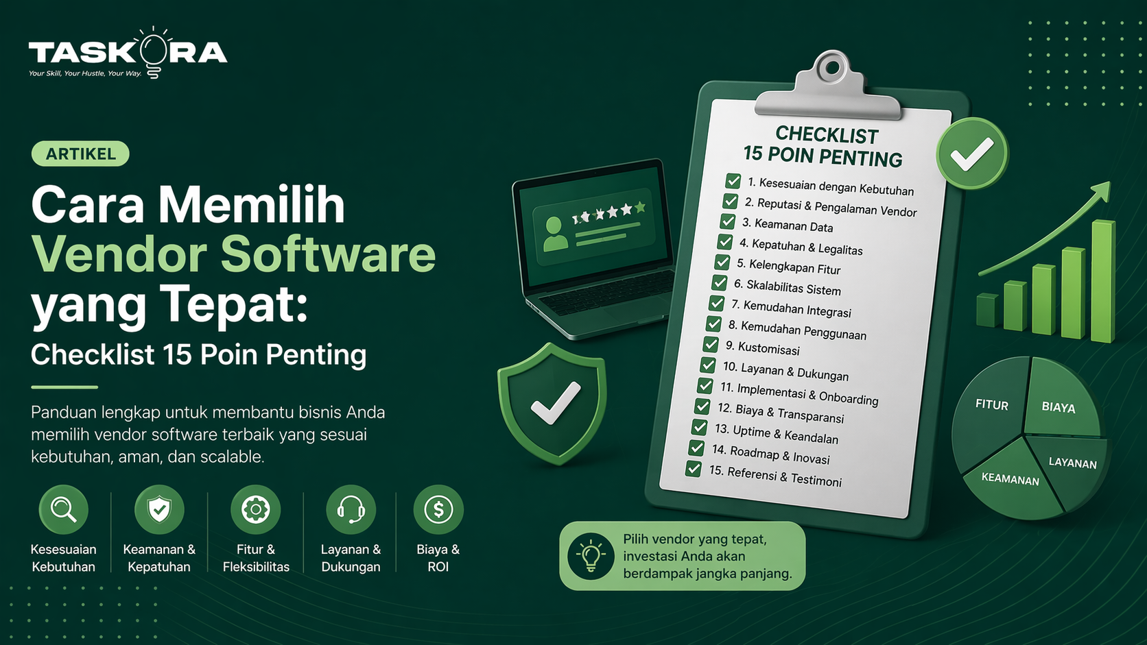 Cara Memilih Vendor Software yang Tepat: Checklist 15 Poin Penting
