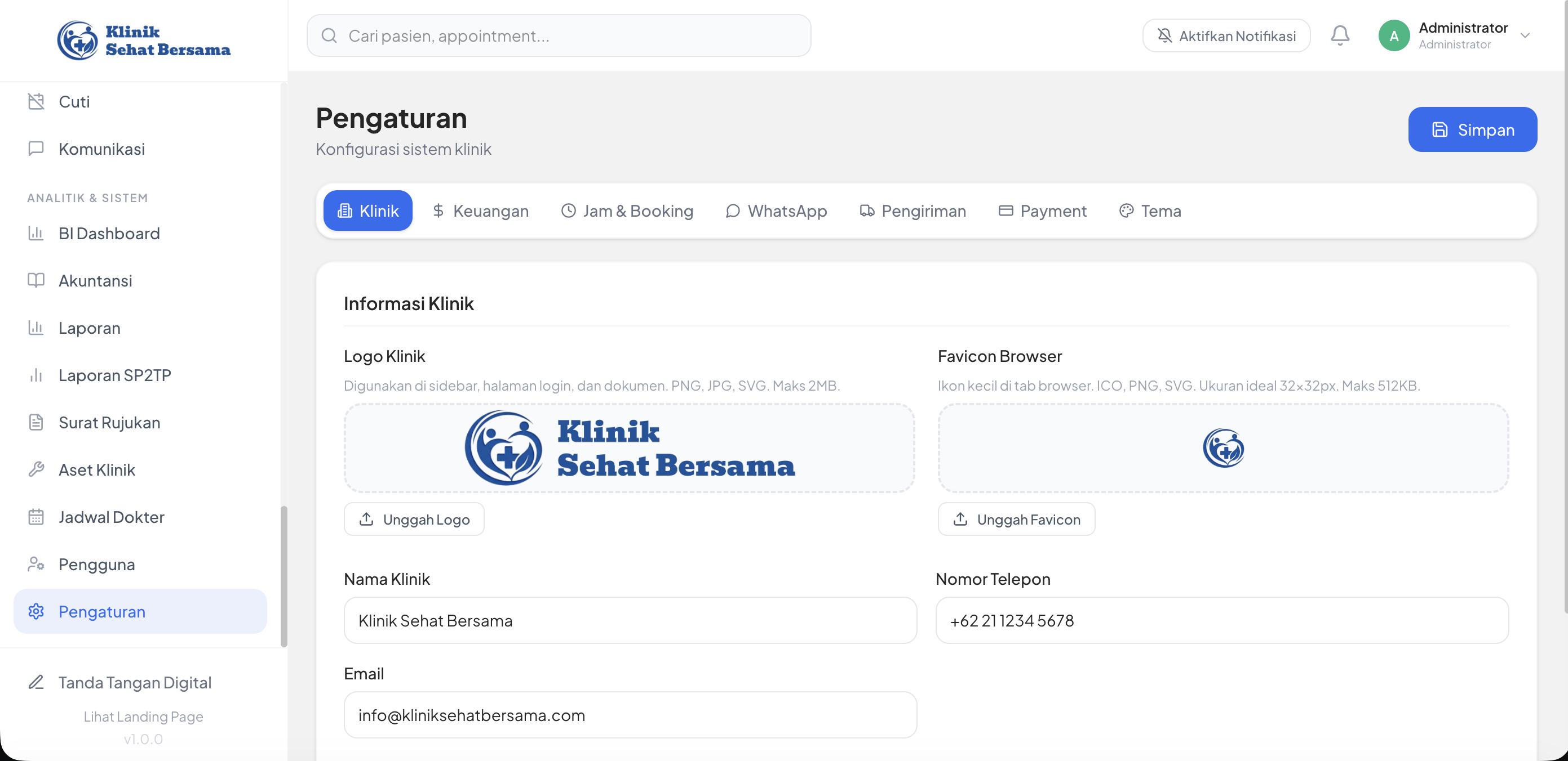 Sistem Manajemen Klinik