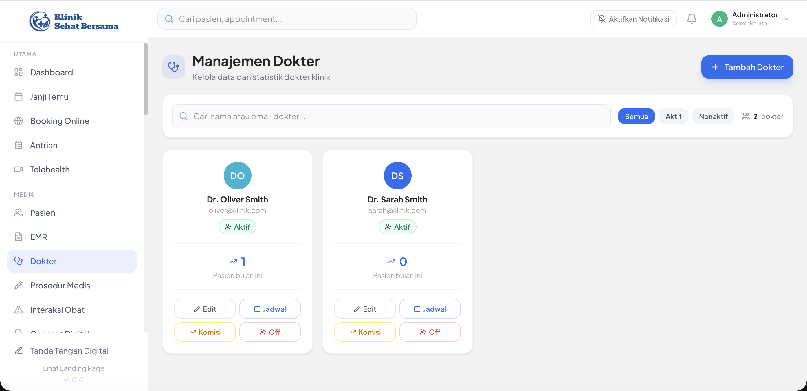 Sistem Manajemen Klinik