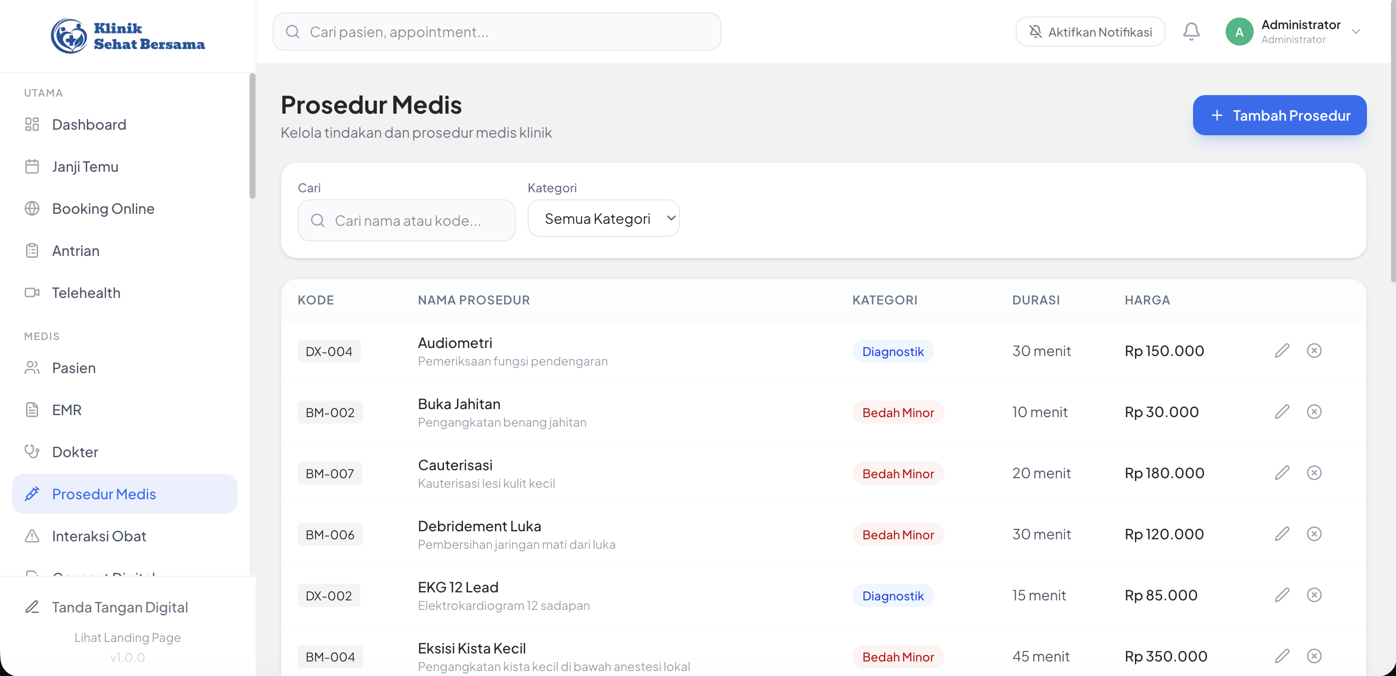 Sistem Manajemen Klinik