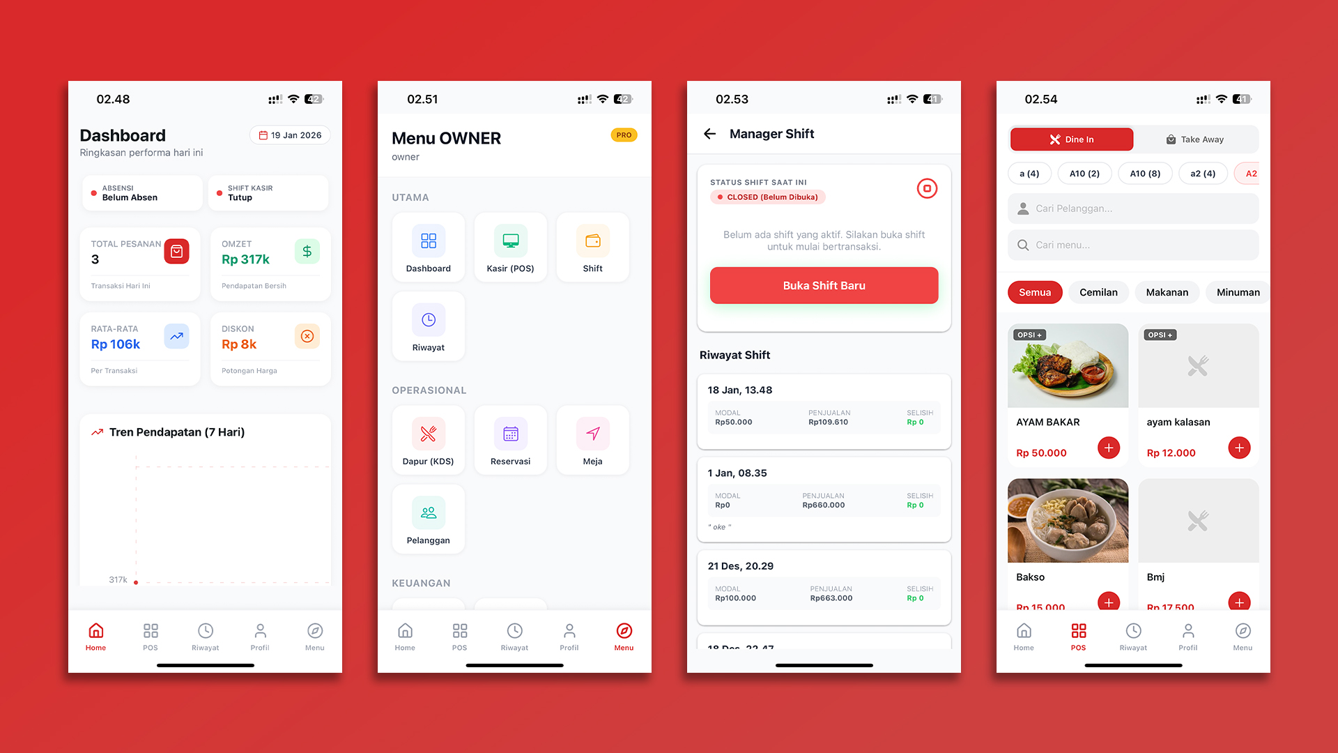 Saas Resto Aplikasi Android & iOs